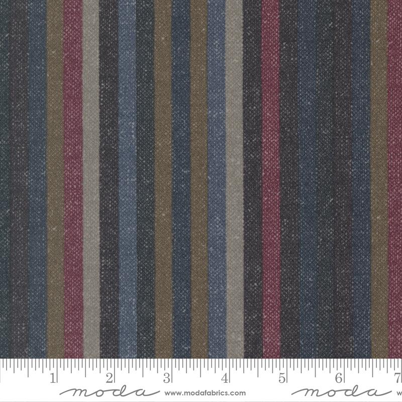 Moda Prairie Gather Flannel Brown 49310 20F — rich brown flannel quilting fabric