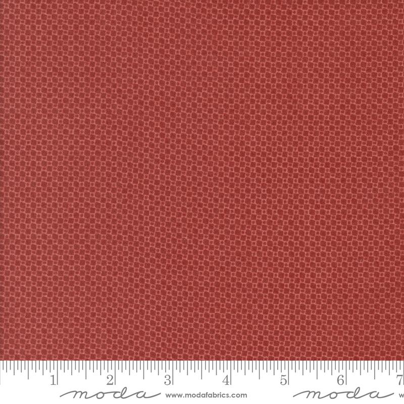 Moda Prairie Gather Flannel Brick 49317 20F — brick red flannel quilting fabric