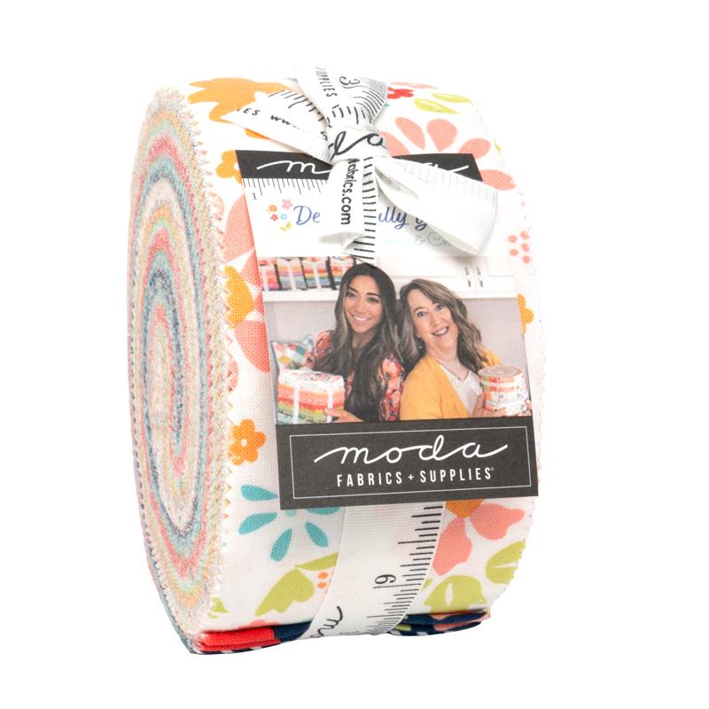 Moda Delightfully Yours Jelly Roll 37700JR — precut 2.5-inch fabric strips