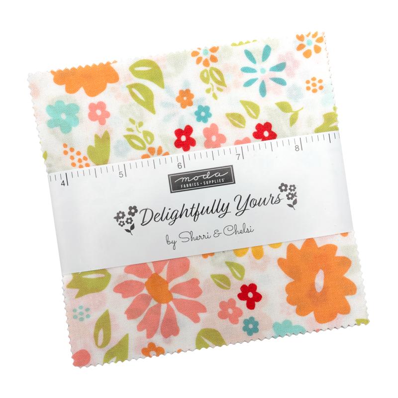 Moda Delightfully Yours Charm Pack 37700PP — precut 5-inch fabric squares