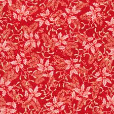 Robert Kaufman Holiday Flourish Festive Finery Candy Cane quilting fabric