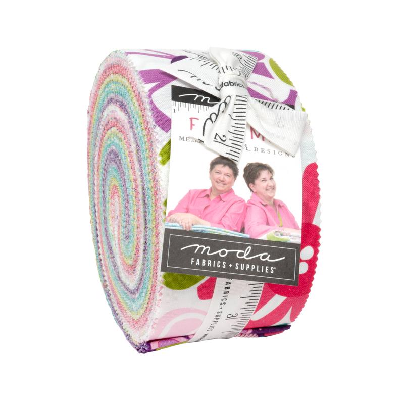 Moda Pick Me Jelly Roll 22490JR — 40 precut fabric strips