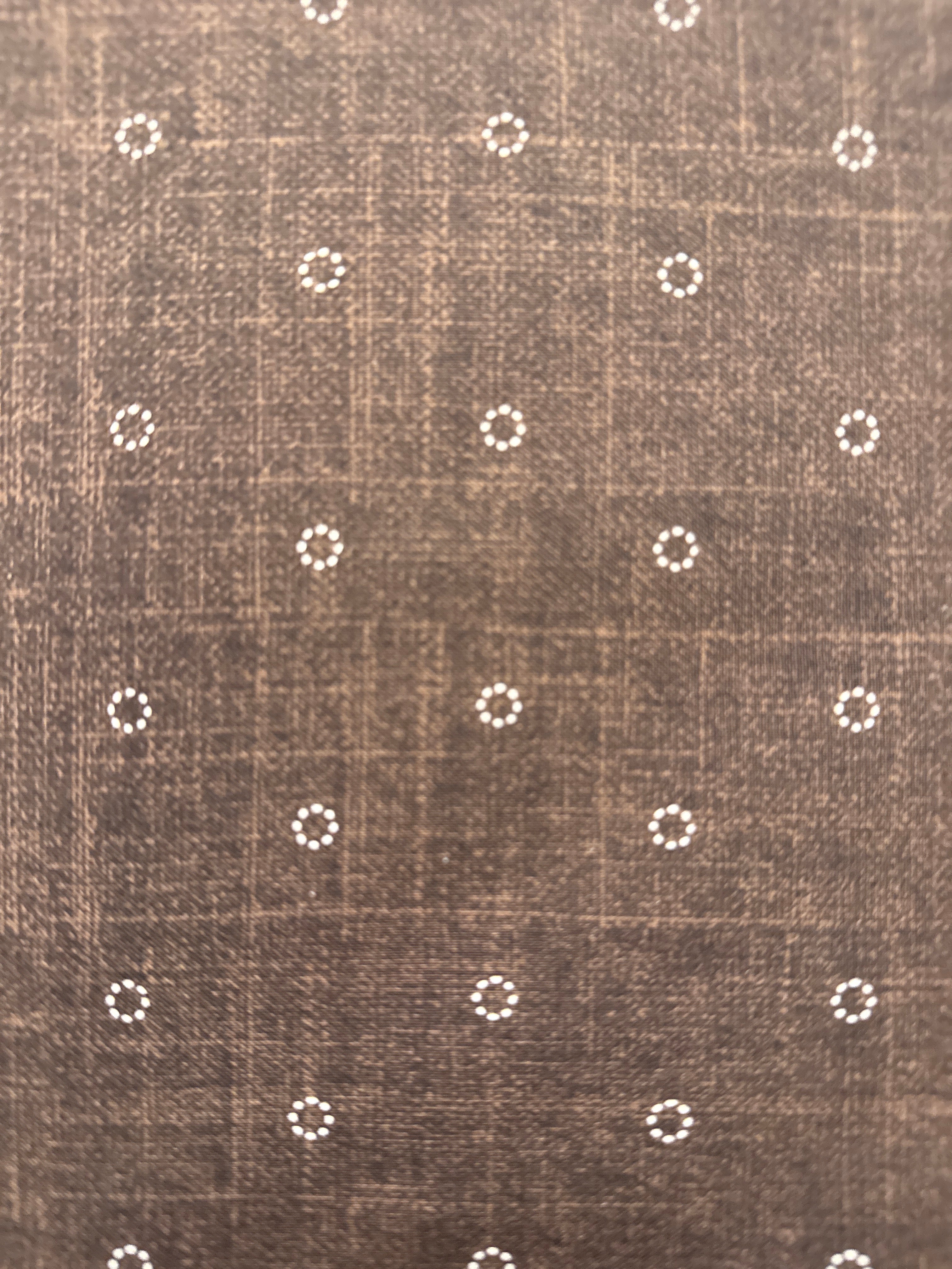 Stash Stitches Brown blender quilting fabric by Figo