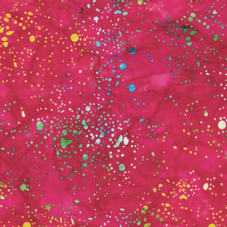 Anthology Fabrics paint splatter batik quilting cotton fabric in Primary
