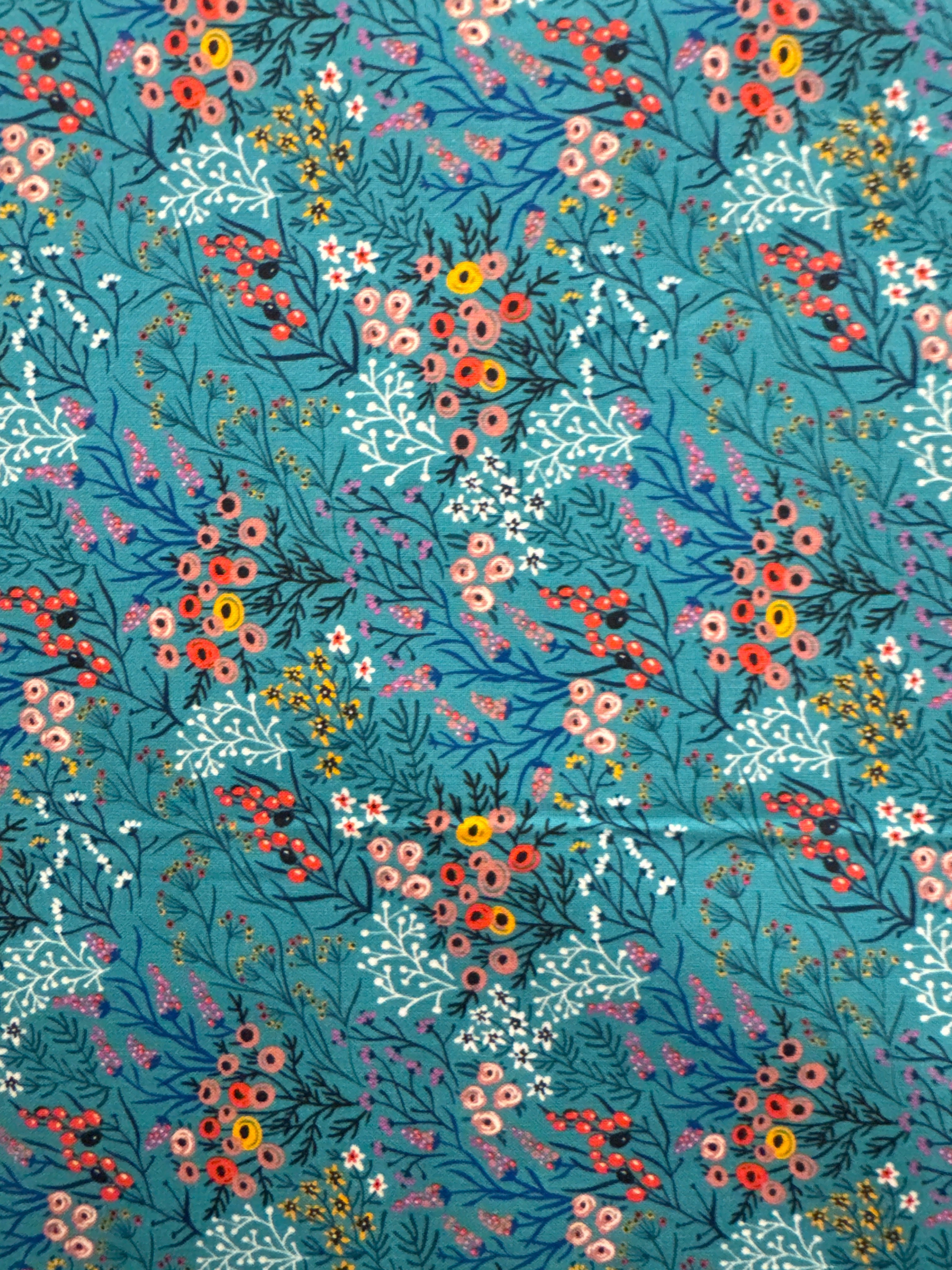 Whimsy Electric Blue blender quilting fabric by In The Beginning Fabrics