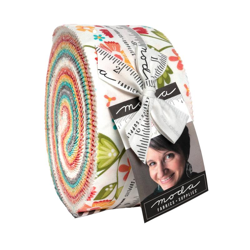 Moda In The Garden Jelly Roll 29230JR — precut 2.5-inch fabric strips