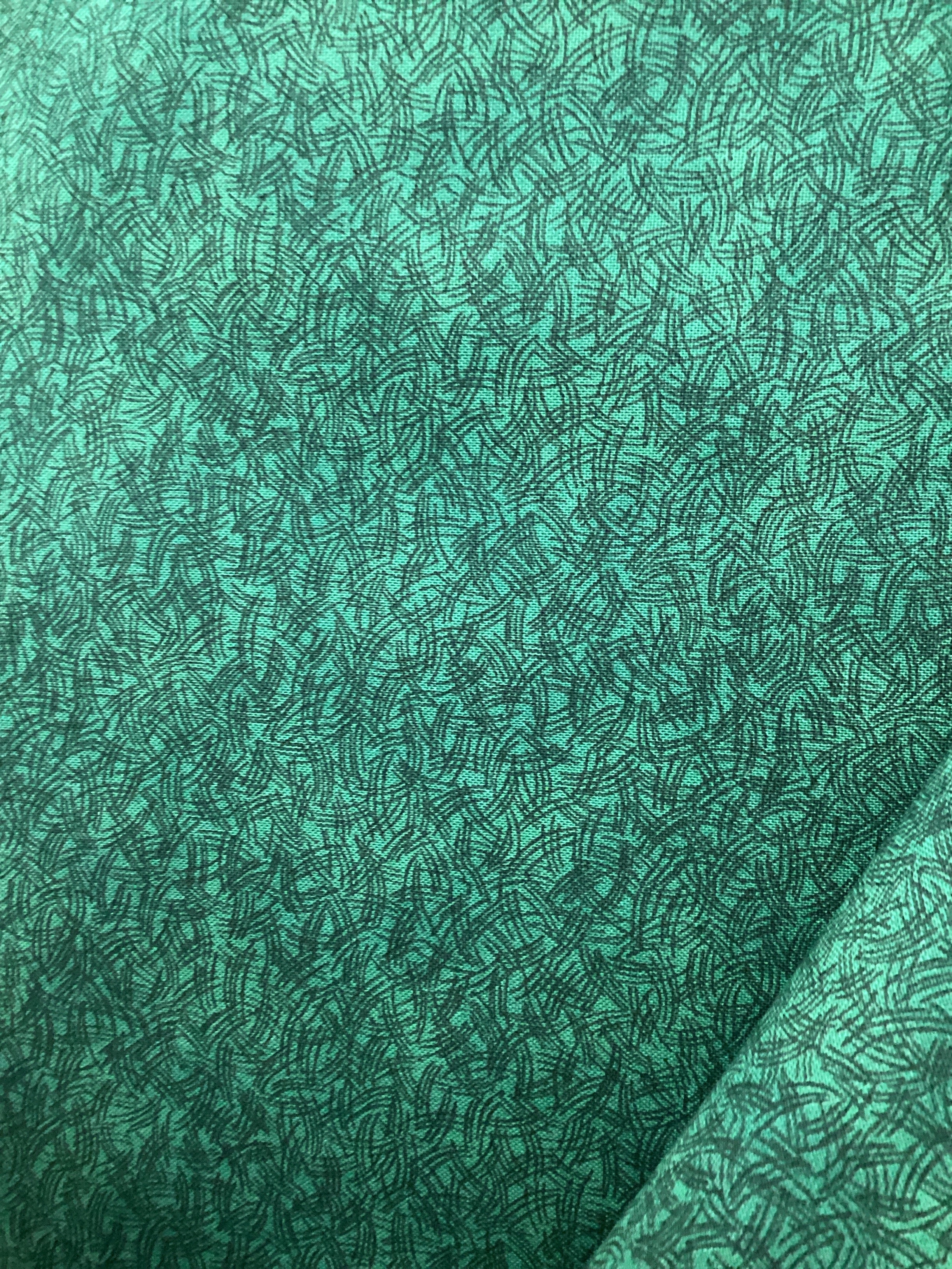 Colour Harmony Forest Green Swipes blender quilting fabric
