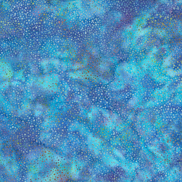 Bali Dots Batik Robin 44"/45" Fabric Per Yard