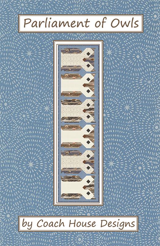 Moda Parliament of Owls CHD 2509 quilting fabric — charming owl print