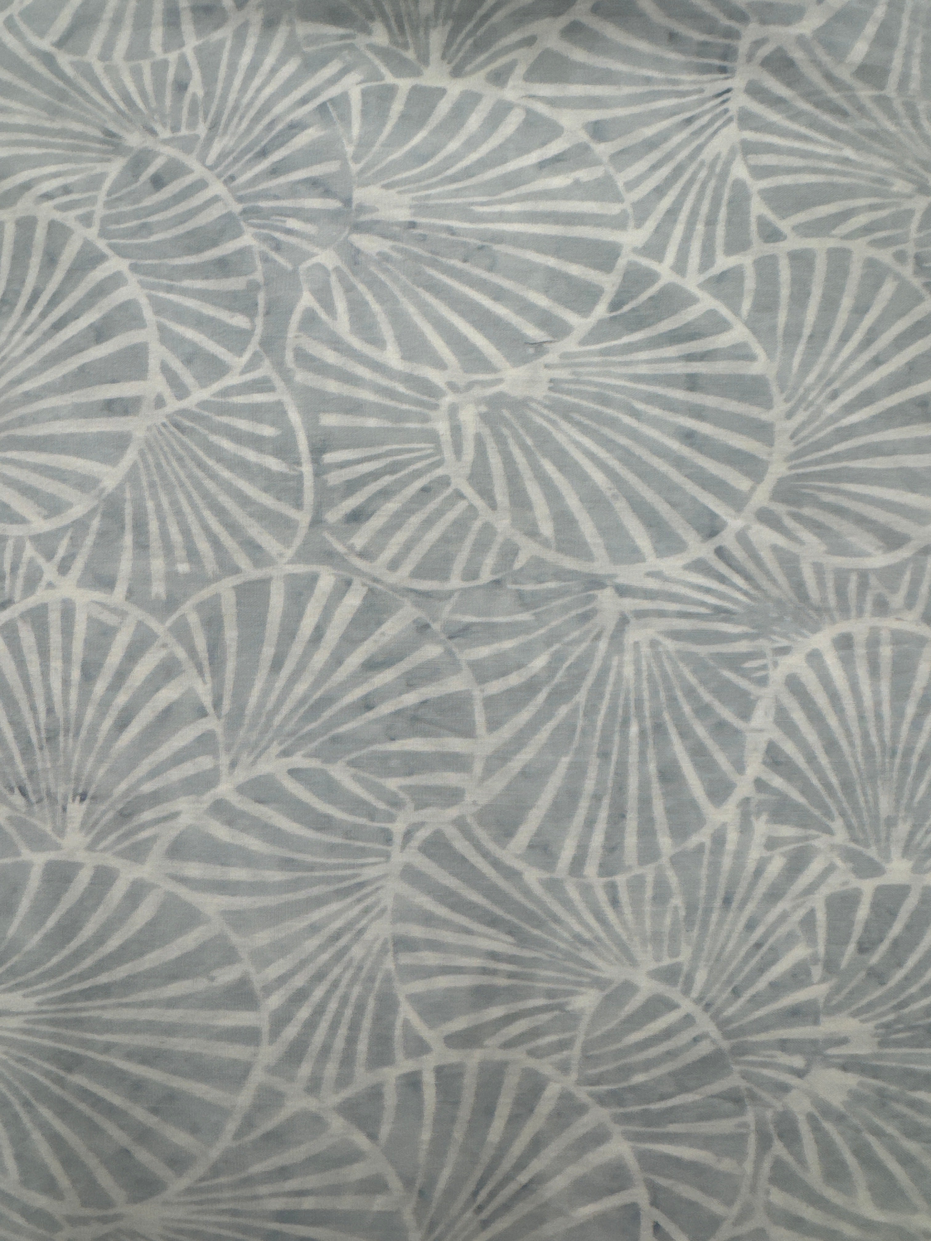 Frostbite Fans white blender quilting fabric by Hoffman Fabrics