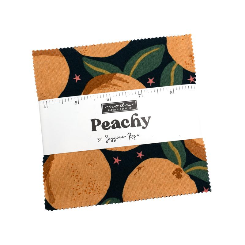 Moda Peachy Charm Pack 38150PP — precut 5-inch fabric squares