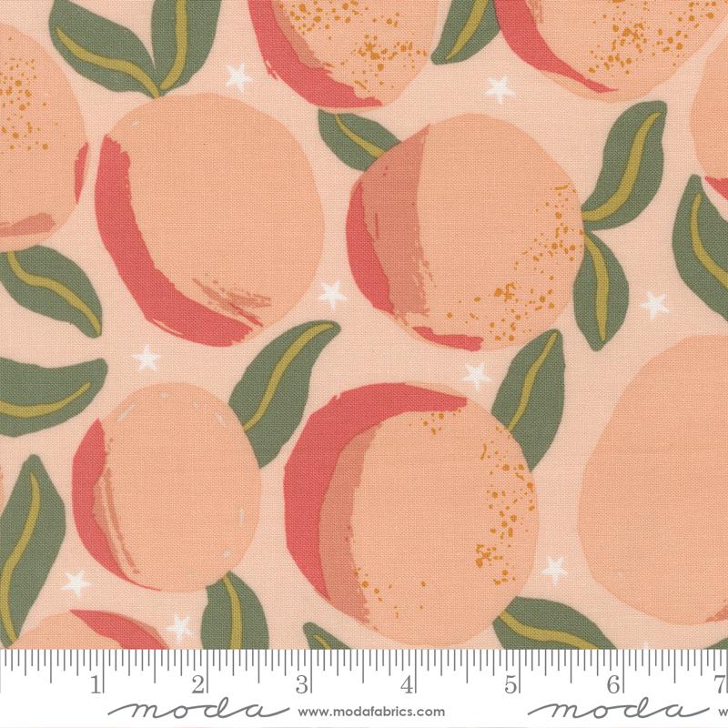 Moda Peachy Whipped Cream 38150 14 quilting fabric — airy whipped cream print