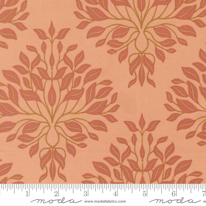 Moda Peachy Peach 38151 13 quilting fabric — soft peach print