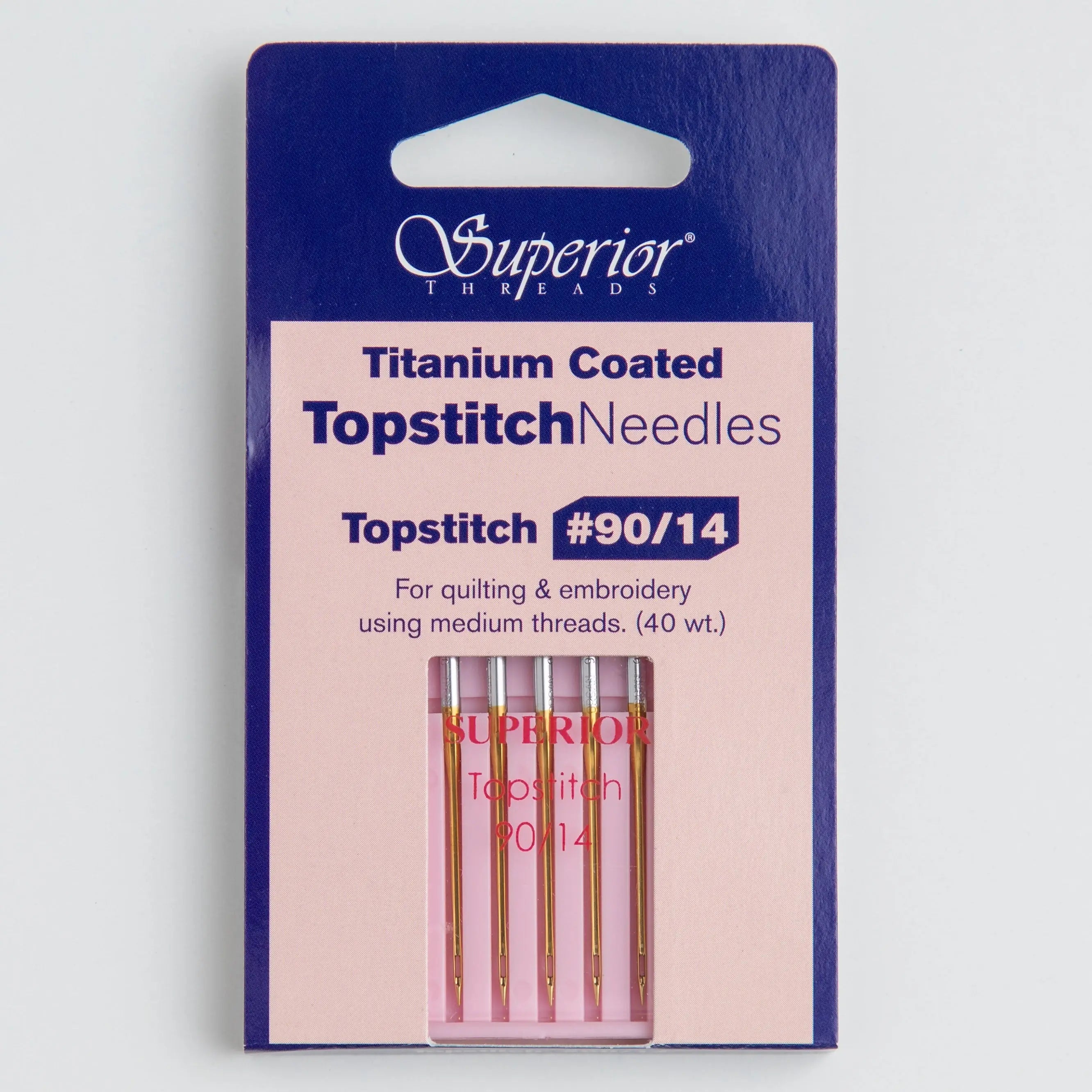 #90/14 Topstitch Titanium-coated Needles Superior Threads