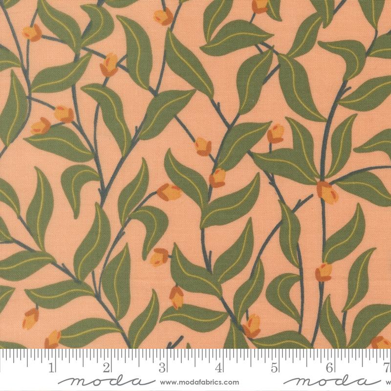 Moda Peachy Peach 38154 13 quilting fabric — soft peach print