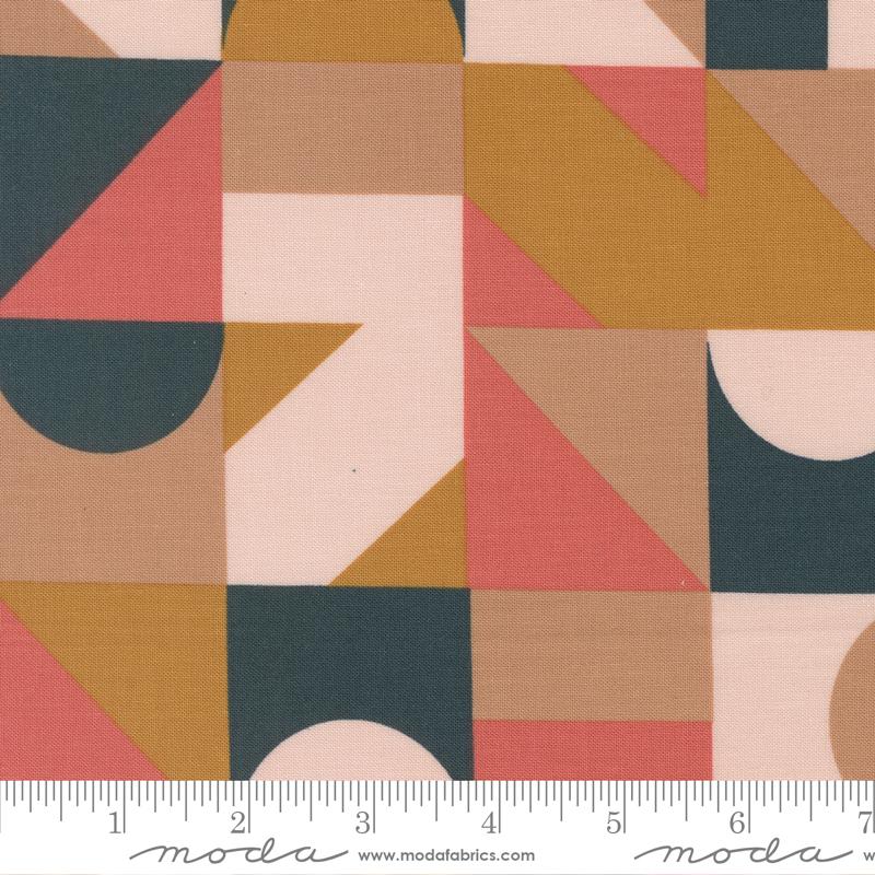 Moda Peachy Rose 38156 12 quilting fabric — soft rose pink print