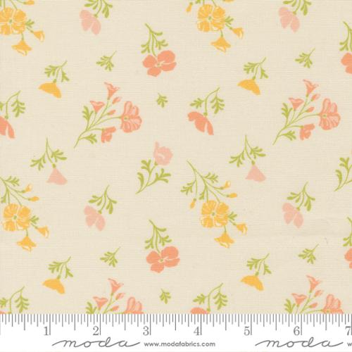 Cannon Beach Cream Astoria Florals 44"/45" Fabric Per Yard