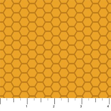 FIGO Local Honey honeycomb quilting cotton fabric