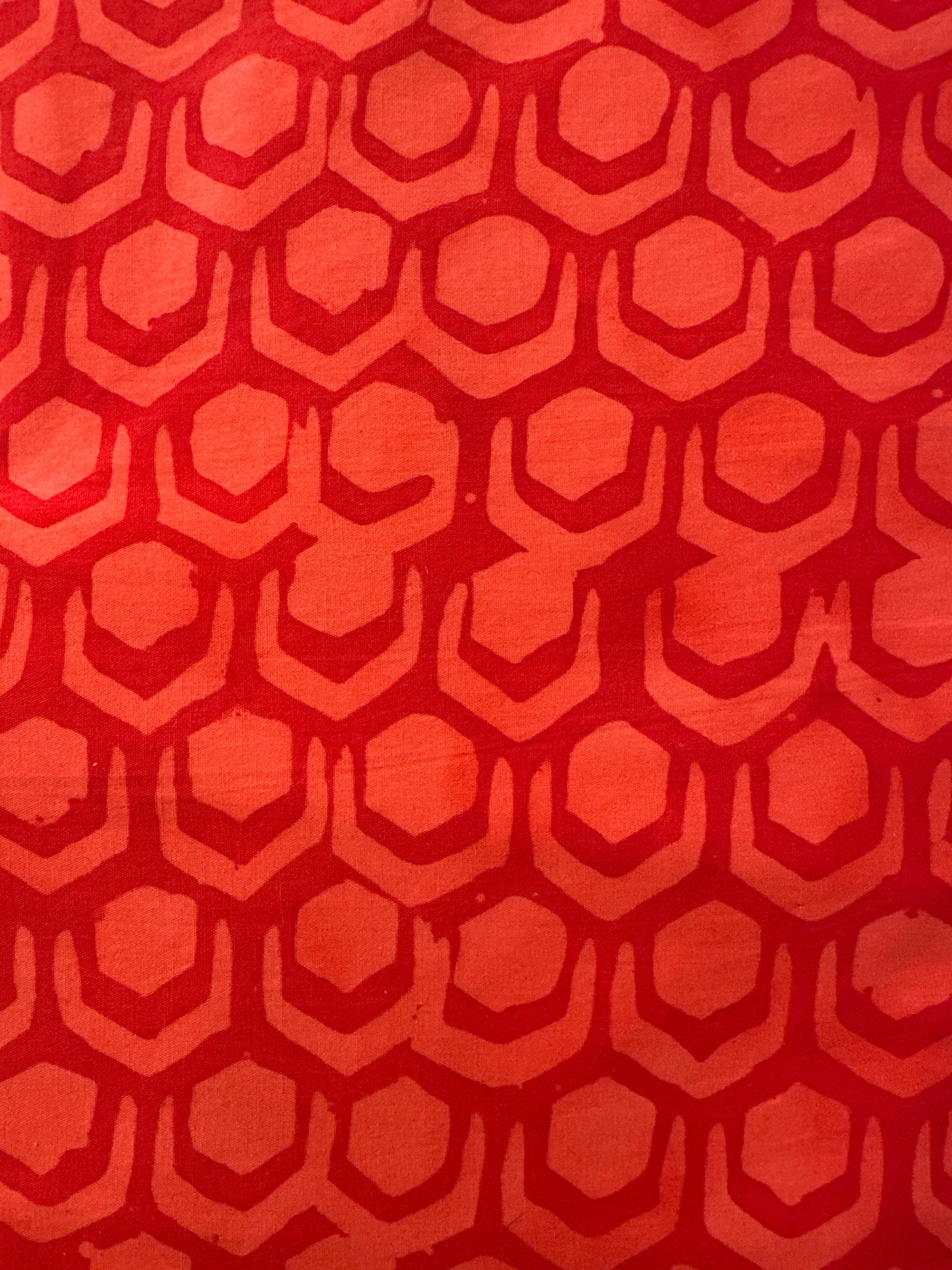 Pura Vida Strawberry red blender quilting fabric by Andover Fabrics