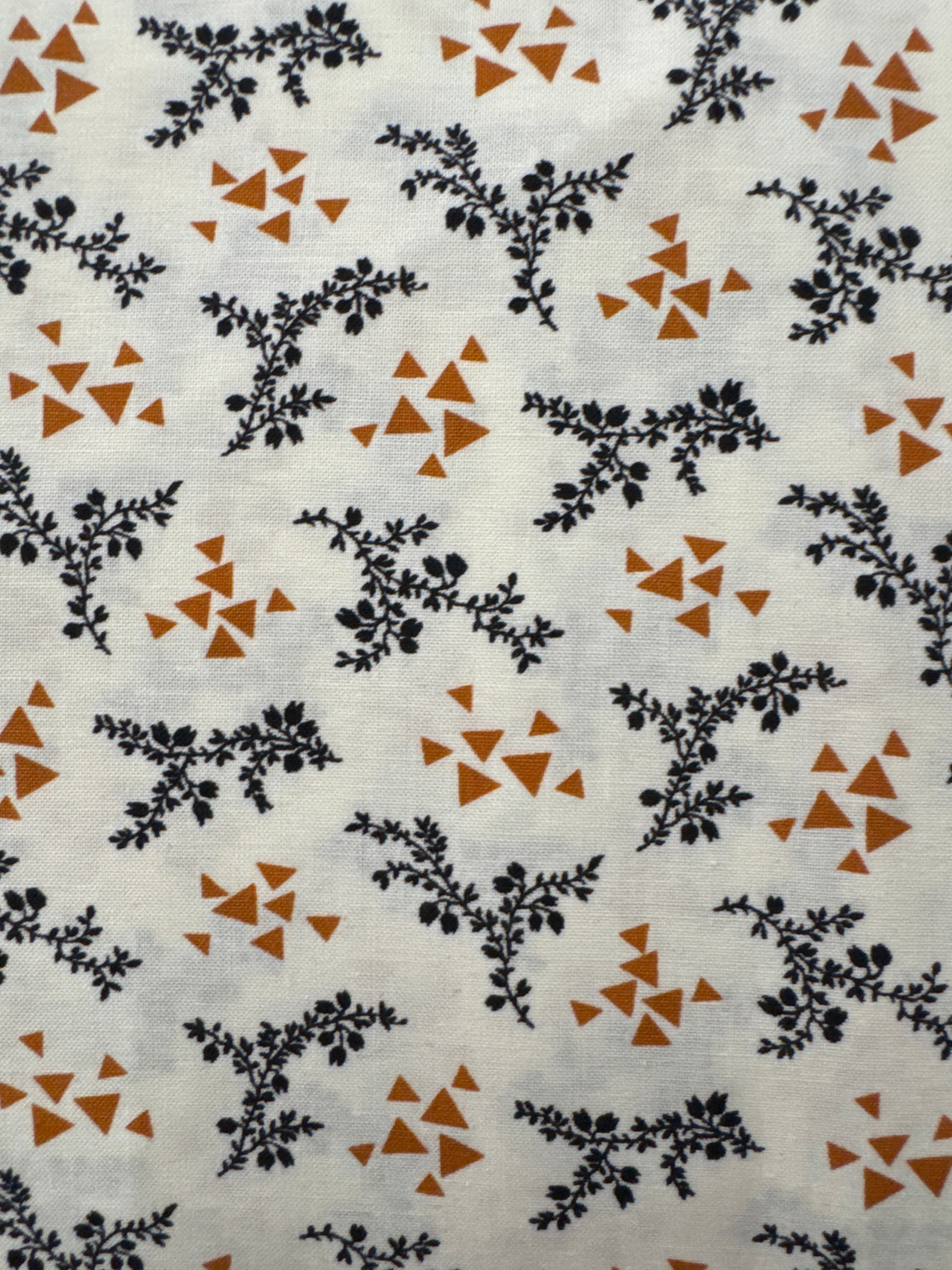 Moda Rustic Gatherings triangles and branches cream