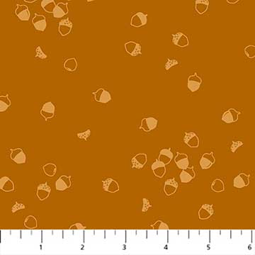 Figo Lucky Charms Basics Rust quilting fabric