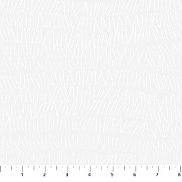 White Pigment Dovetail Cotton 44"/45" Fabric Per Yard