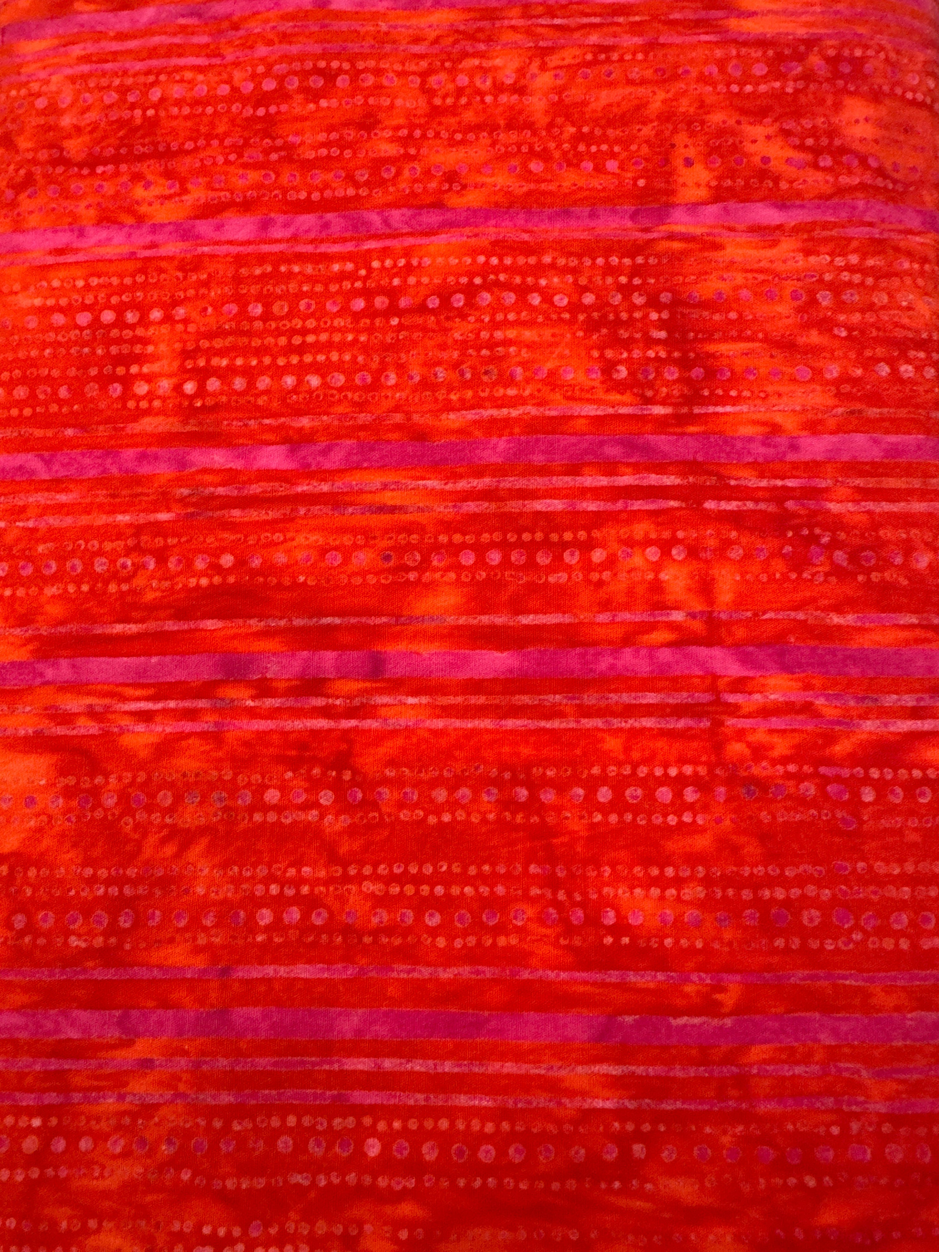 Rock Candy Lipstick Red Striped Dots quilting fabric by Blank Quilting