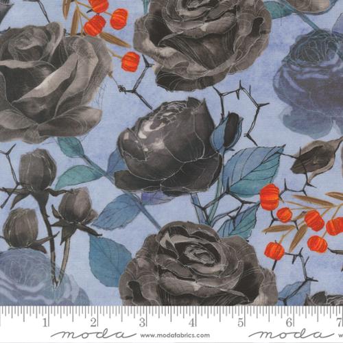 Coven Rose Sky Cotton 44"/45" Fabric Per Yard