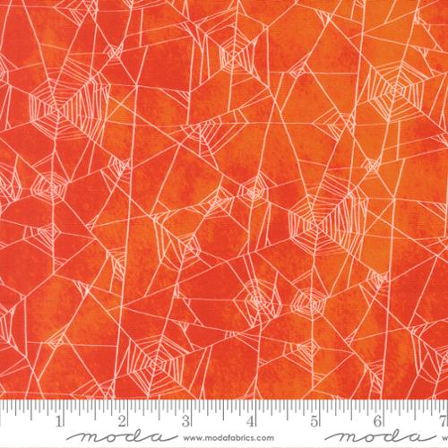 Coven Spider Web Halloween Spice Cotton 44"/45" Fabric Per Yard