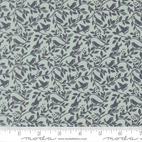 True Love Birds Of A Feather Robins Egg Twilight 44"/45" Cotton Fabric Per Yard