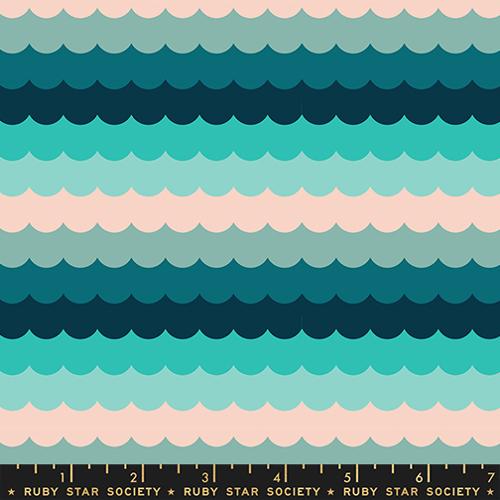 Peacock Poolside Too 43"/44" Cotton Fabric Per Yard