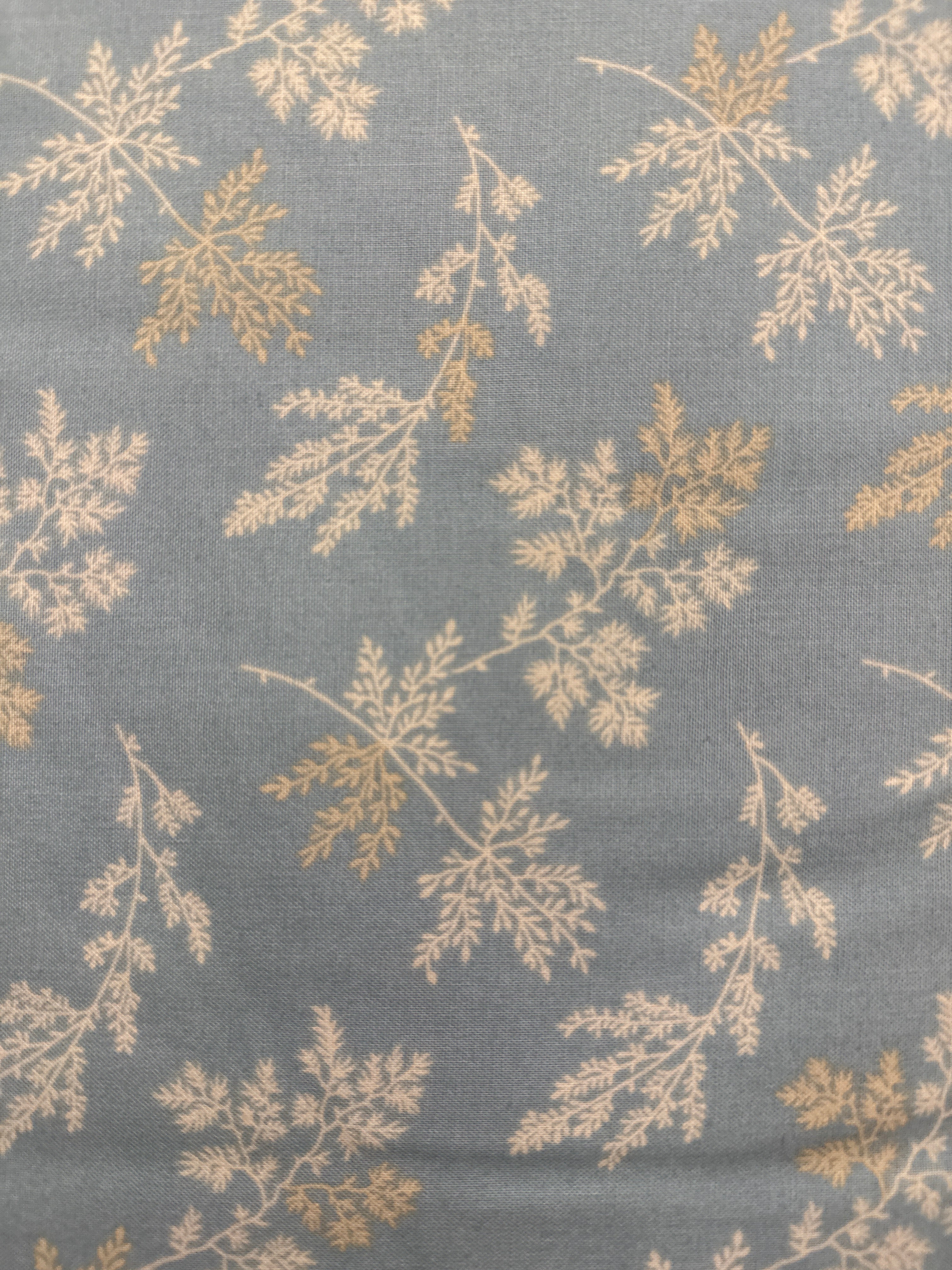 Bluebird Sprigs nature novelty quilting fabric by Andover Fabrics
