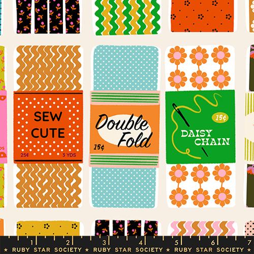 1 800 Notion Sew Cute Shell Cotton 43"/44" Fabric Per Yard