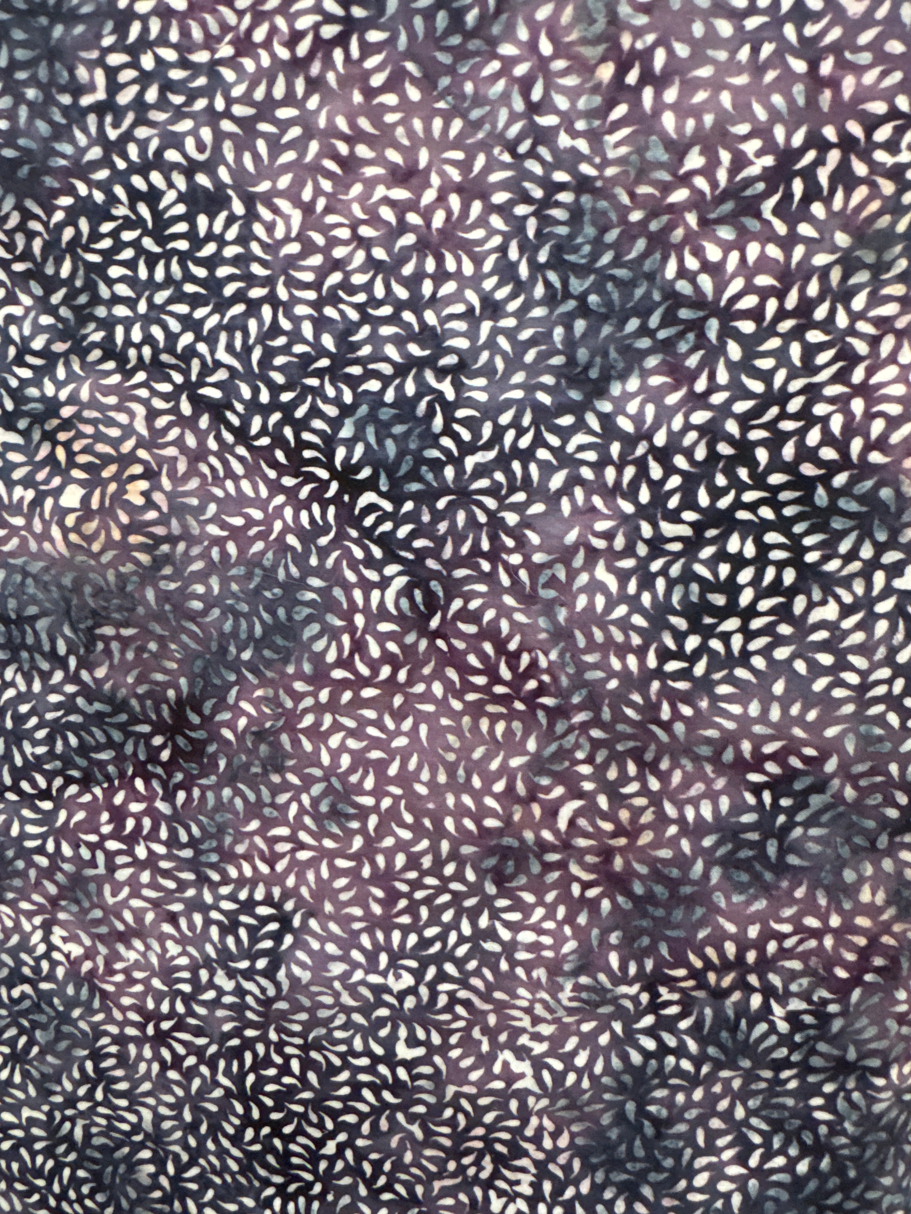 Hoffman White Petals Grape quilting fabric