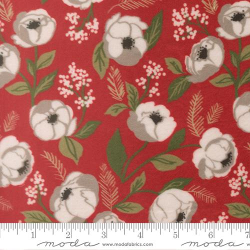 Cranberry Christmas Eve Cuddle 44"/45" Cotton Fabric Per Yard