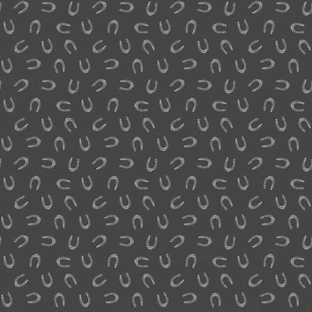 Cowboys Graphite novelty quilting fabric by Riley Blake