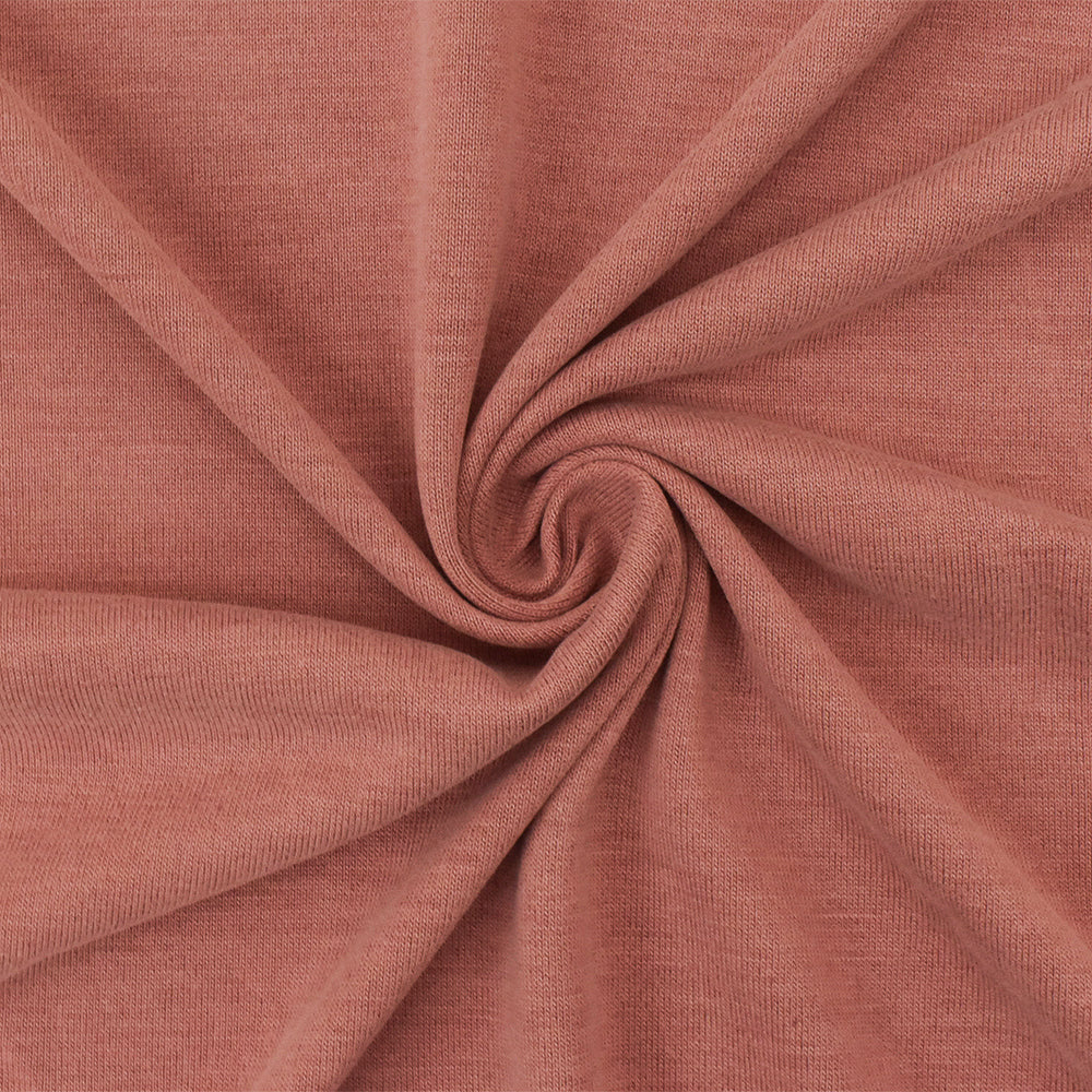 Pink Solid Stretch Jersey Knit Fabric