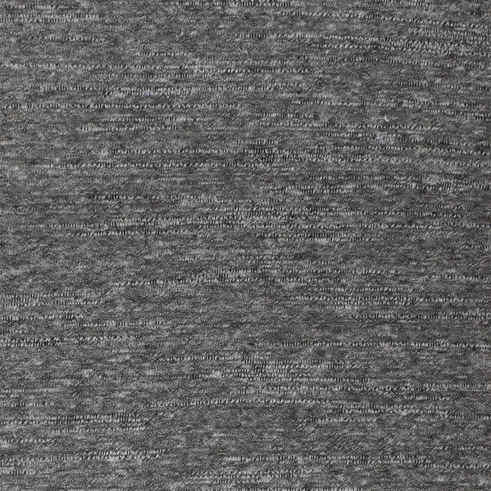 Simple Gray-Black-Gray Slub Stretch Jersey Knit Fabric
