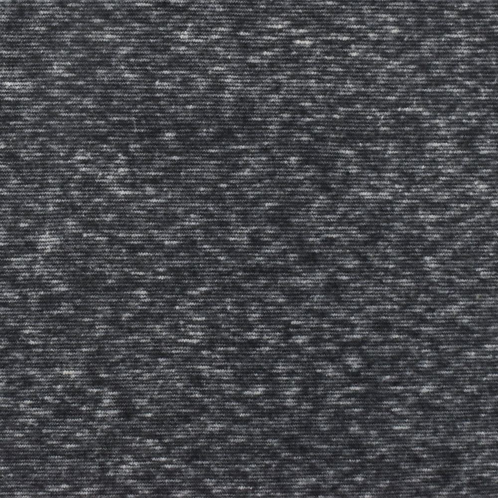 Off Black-Gray Slub Stretch Texture Jersey Knit Fabric