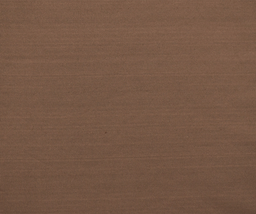 Brown Nylon Stretch Spandex Solid Tricot Activewear Knit Fabric