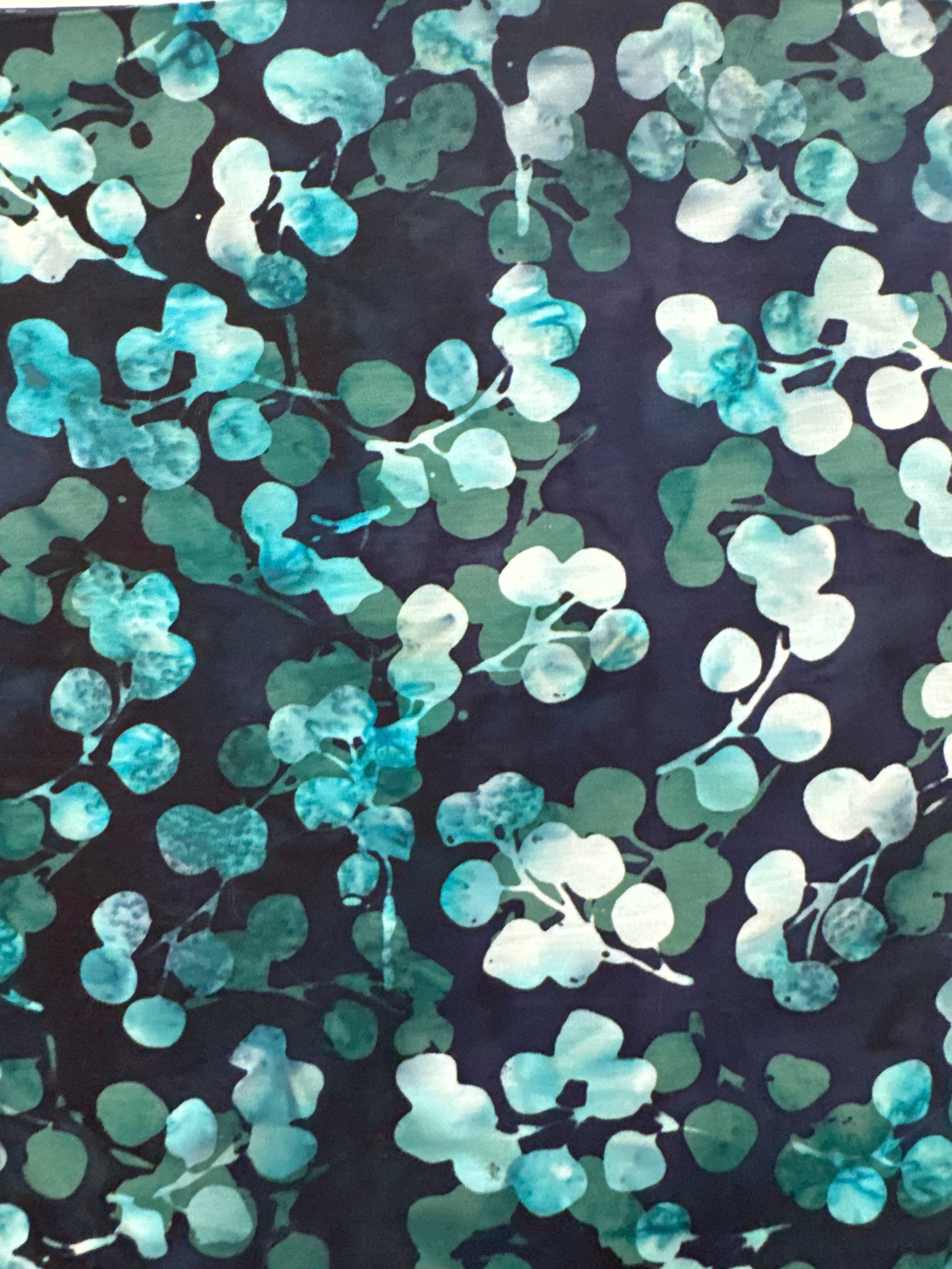 Midnight Berry Branches quilting fabric by Hoffman Fabrics