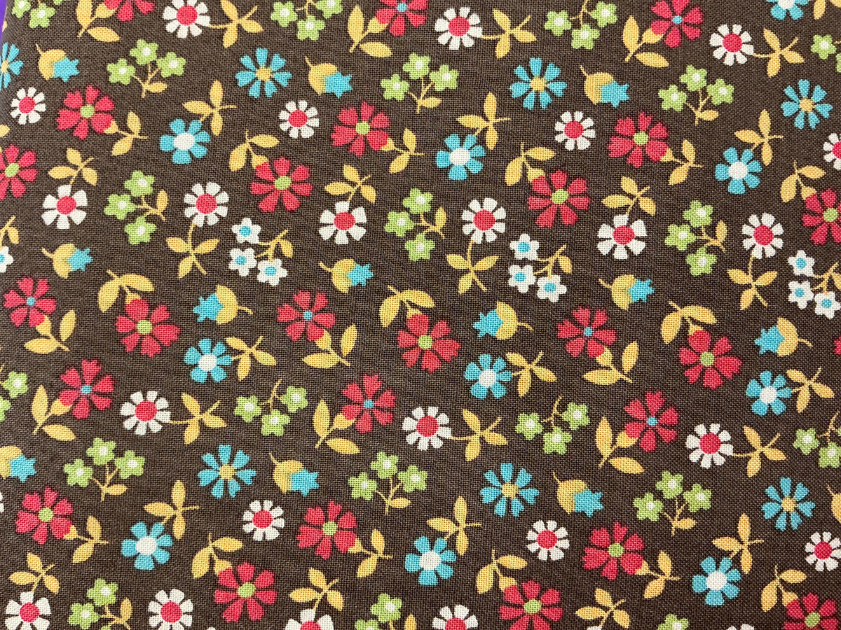 Espresso Remembrance Mercantile-Lori Holt. 45" wide fabric per yard