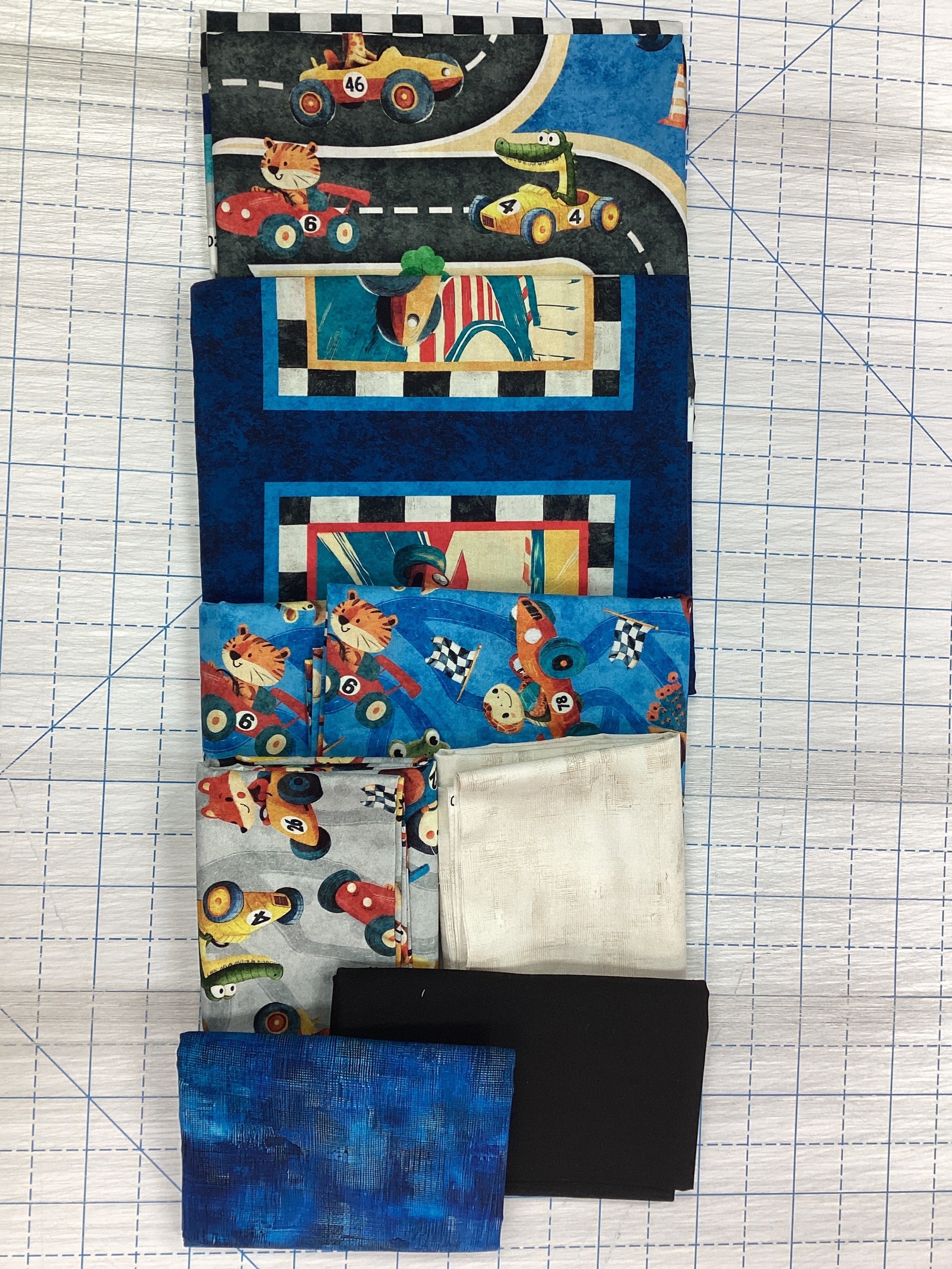 Race is On Turbo Tykes mat kit detail