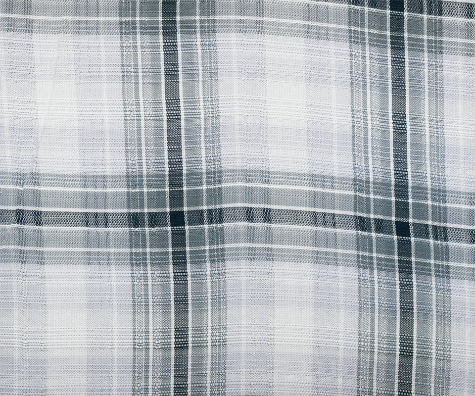 Navy- Purple-Multi Rayon Famous Maker Plaid Semi Sheer Dobby Woven Fabric