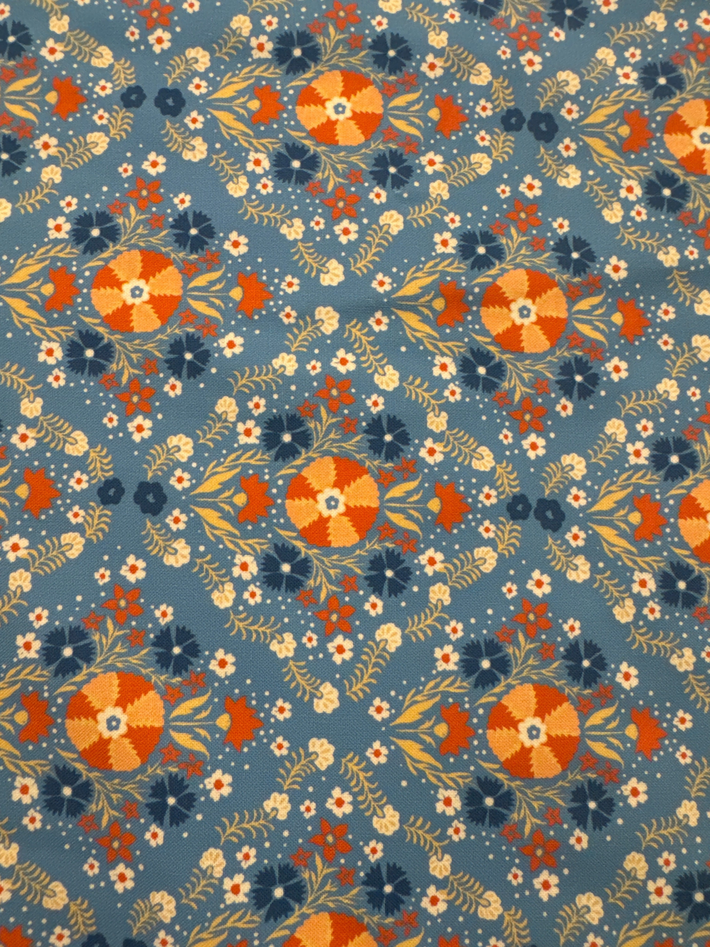 Cadence Sky Blue blender quilting fabric by Moda