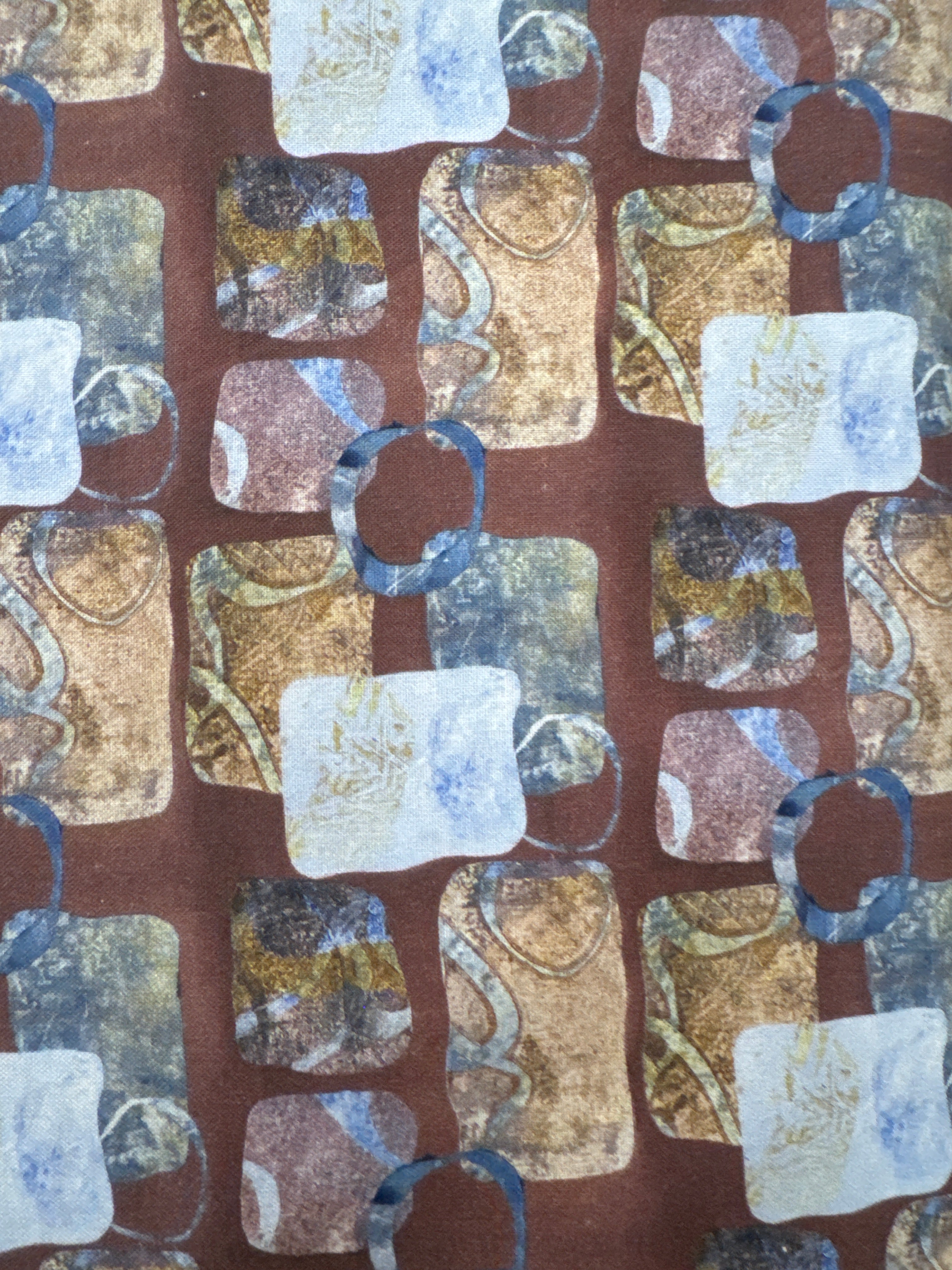 Golden Touch Ground Work Bronze metallic blender quilting fabric by Free Spirit