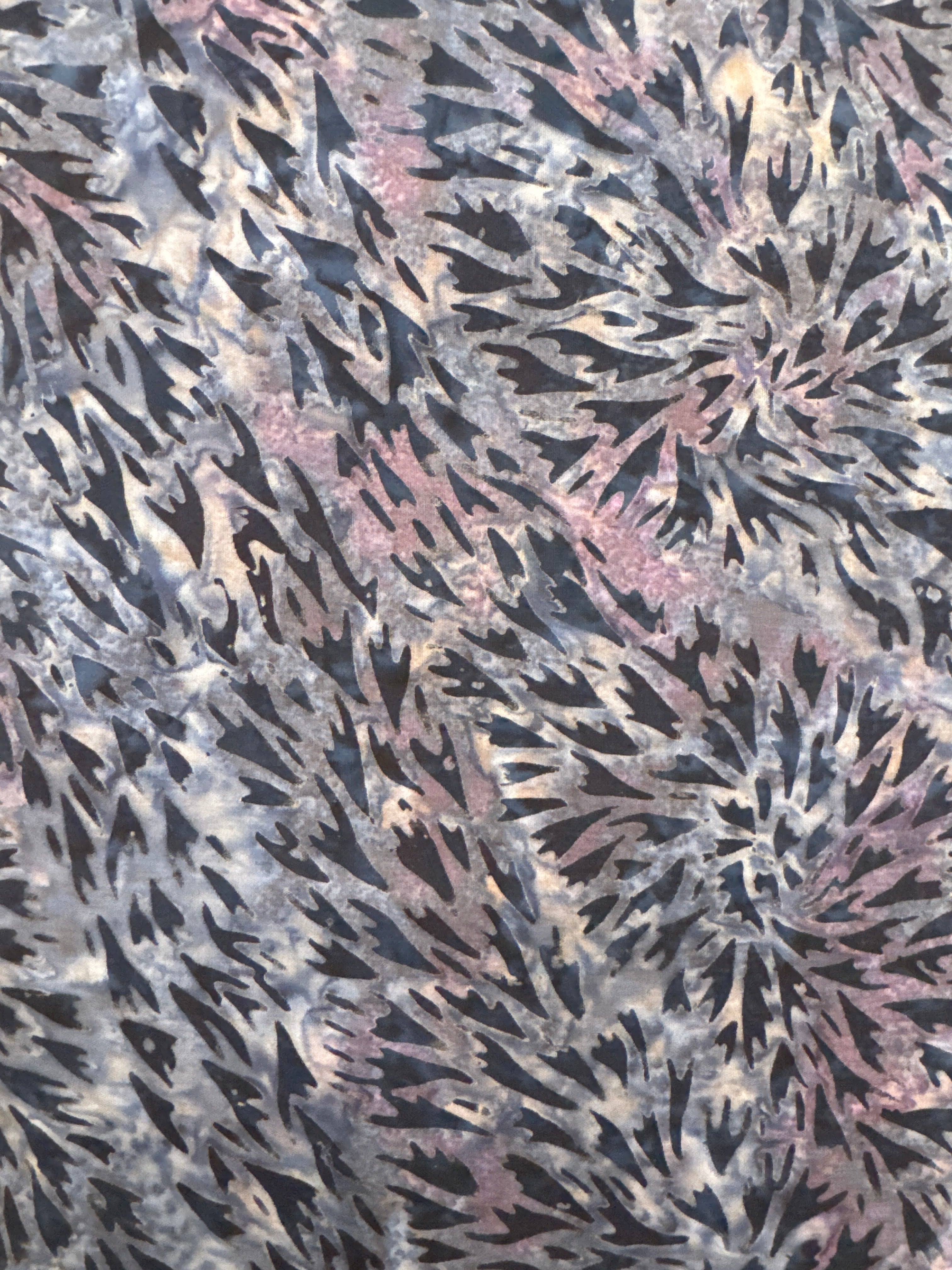 Blank Quilting Changing Seasons Petal Movement Denim quilting fabric
