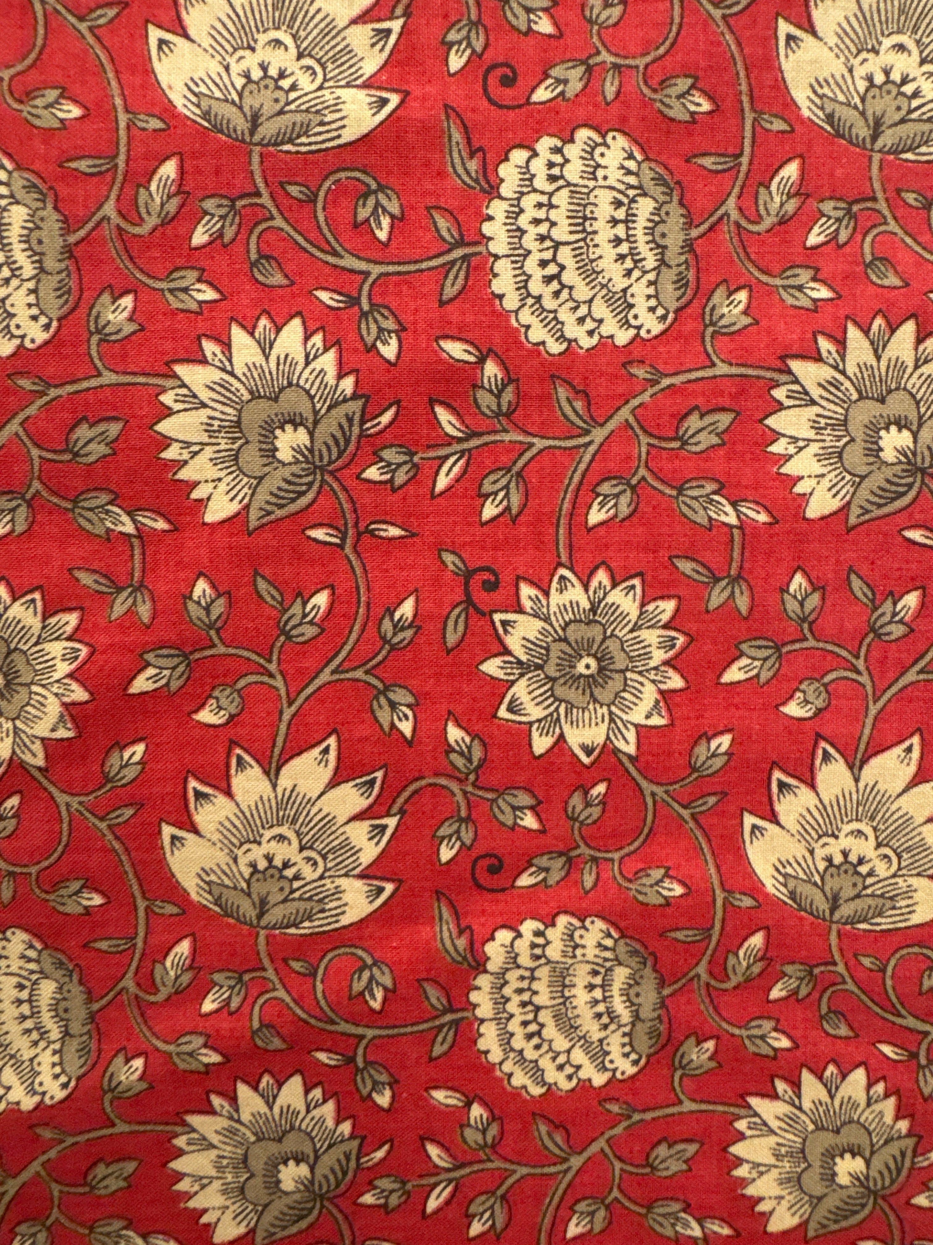 French General Bonheur De Jour Red blender quilting fabric by Moda