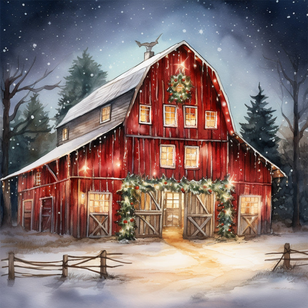 A Country Christmas Fabric Panel 31 QuiltingFabricPanels