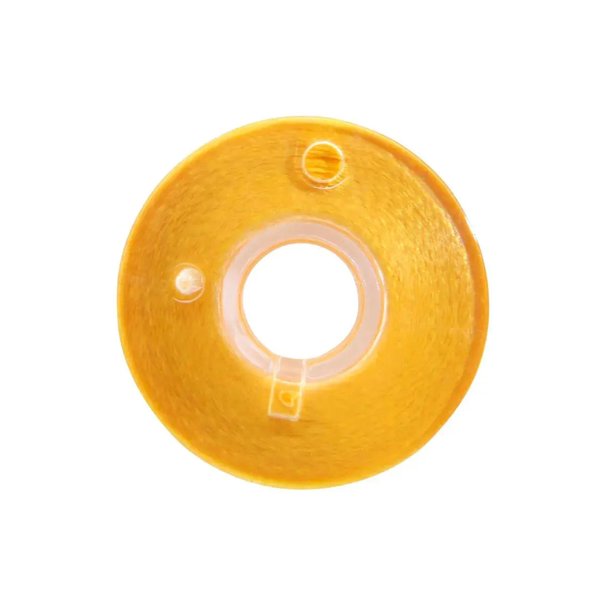 13323 Bright Gold Prewound Clear-Glide Bobbin Tube - Class 15/A - Linda's Electric Quilters